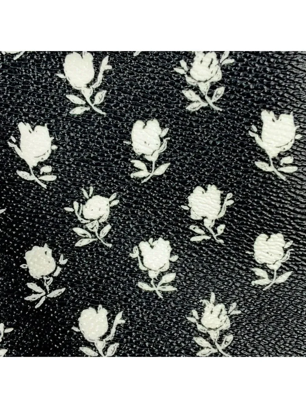 Coach 35025 Shoulder Bag Badlands Black White Floral Ward Tote Work Purse Laptop